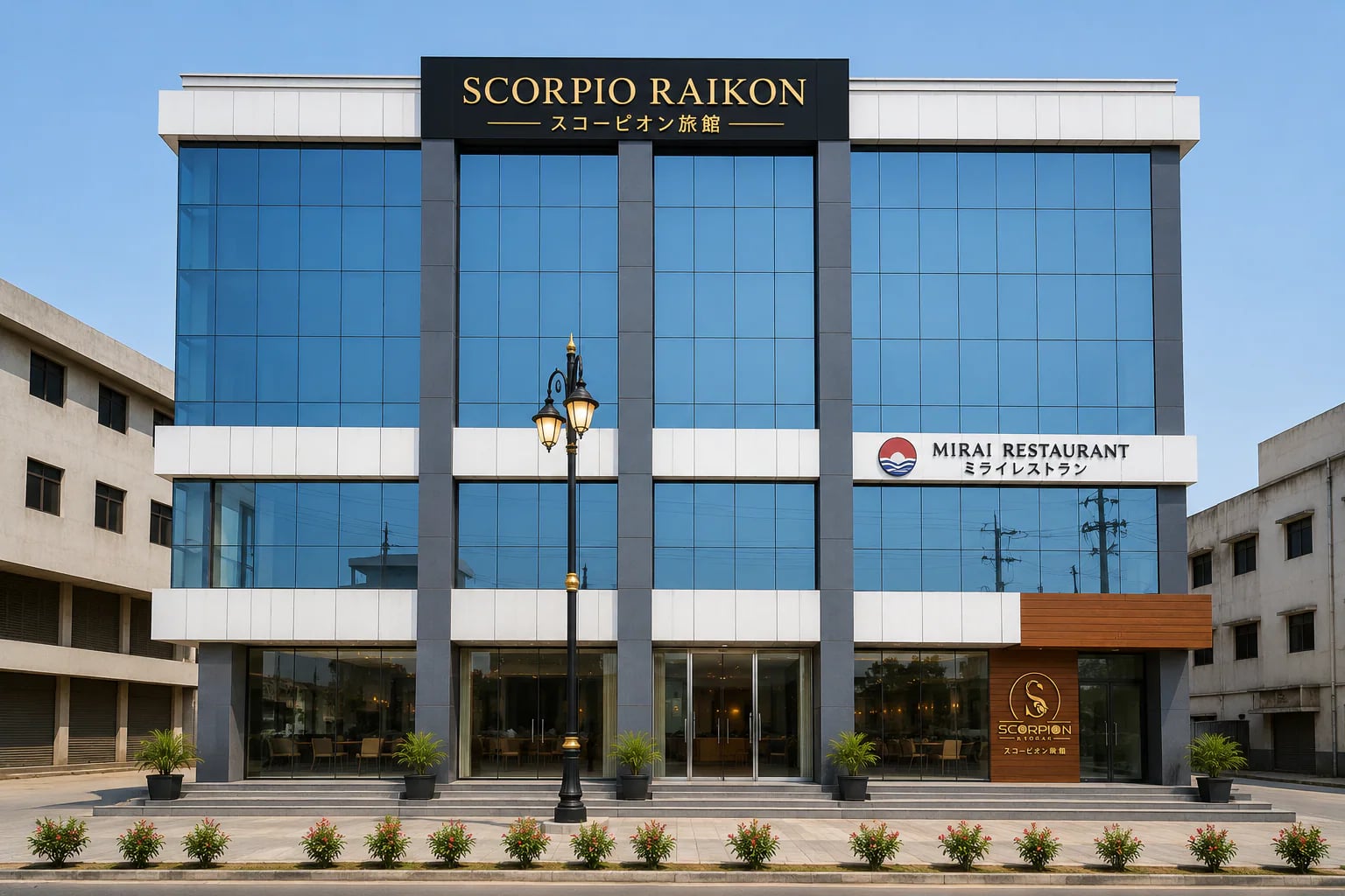 Exterior of Scorpion Ryokan