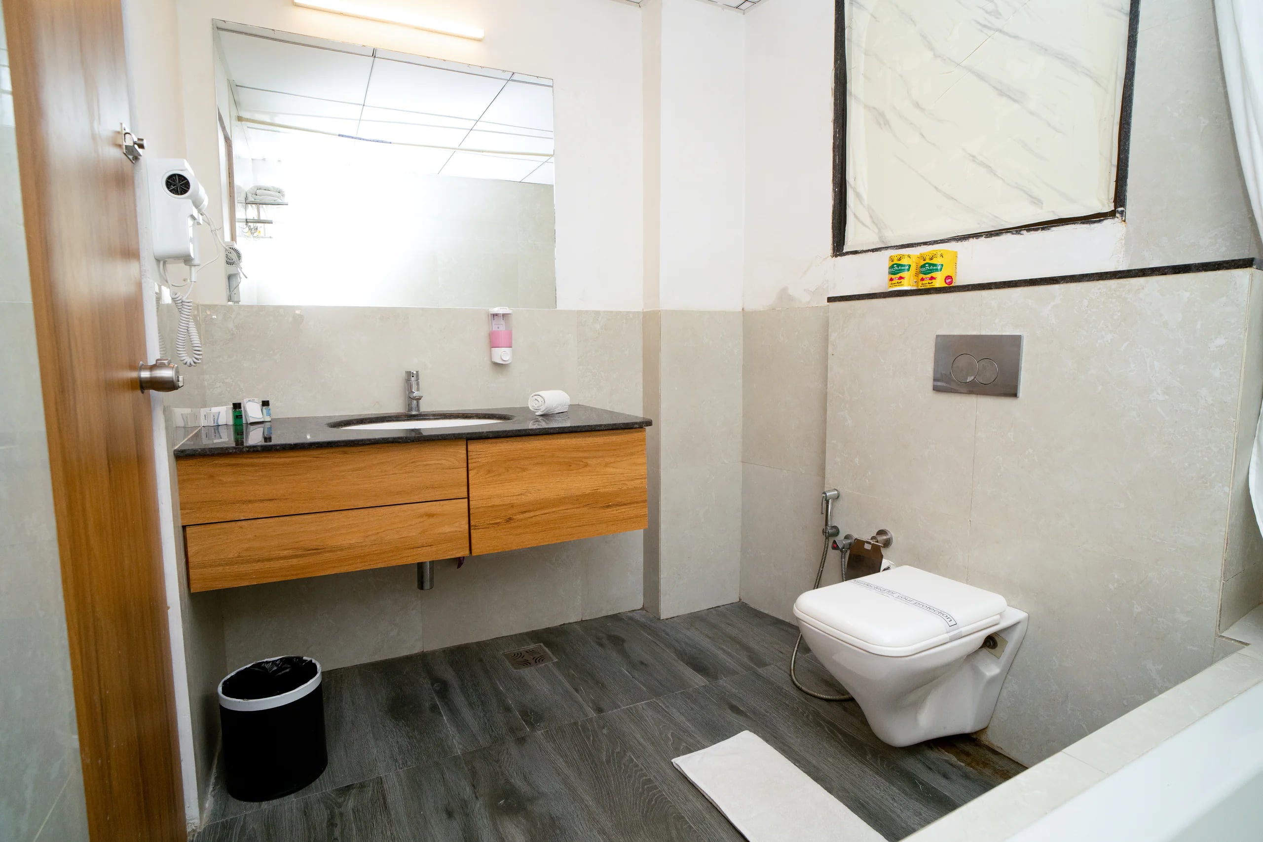 Washroom & Bathtub at Hotel The Scorpion